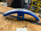 OEM Front Fender Silver Blue Harley Dyna FXR Sporster FXD Factory Custom Narrow
