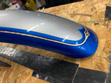 OEM Front Fender Silver Blue Harley Dyna FXR Sporster FXD Factory Custom Narrow