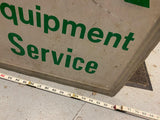 Vtg metal sign Noma Outdoor Power Equipment 70's Alum 47x24 Advertising Oil Gas