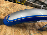 OEM Front Fender Silver Blue Harley Dyna FXR Sporster FXD Factory Custom Narrow