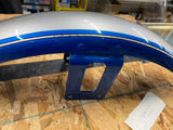 OEM Front Fender Silver Blue Harley Dyna FXR Sporster FXD Factory Custom Narrow