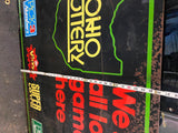 Vtg rare metal Ohio Lottery retail sign 48x36 Pick 3 4 Super Lotto Advertising!