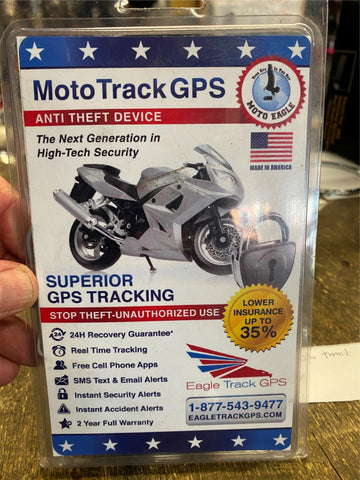 Mototrack GPS Anti Theft Device Motorcycle Harley Honda CBR Hyabusa Ninja Classi