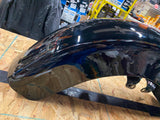 Vivid black OEM Front Fender Harley STreet Road Glide FLH 2014^ Clean Straight