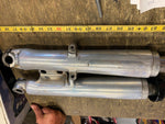OEM Vtg Wide Glide FLH shovelhead fork Tubes sliders 73-76 Disc 41mm Extended Ch