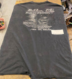 Vtg Harley Davidson Akron Oh Rubber City Burning Rubber T Shirt Black Men 4XL