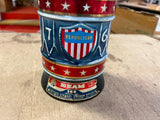 EMPTY VTG 1976 Republican Elephant Jim Beam Whiskey Decanter