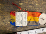 1902 Vtg Knights of Pythias fraternal ribbon badge Carnival Jubilee Mansfield oh