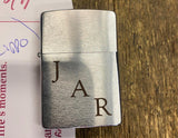 1995 Zippo LIghter "JAR" brushed Military Marines Jarhead Nice Shape Vtg!