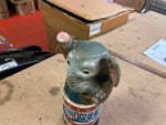 EMPTY VTG 1976 Republican Elephant Jim Beam Whiskey Decanter