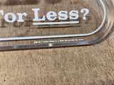 VTG 1983 Made In USA Blatz Why Pay More For Less Lighted Advertising Sign