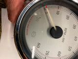 HARLEY FLH STREET ROAD GLIDE ULTRA TOURING SILVER FACE TACHOMETER GAUGE 67459-04