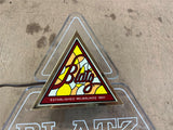 VTG 1983 Made In USA Blatz On Tap Lighted Advertising Sign Man Cave Decoration