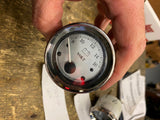 HARLEY FLH STREET ROAD GLIDE ULTRA TOURING SILVER FACE VOLT METER GAUGE FAIRING