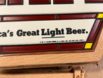 VTG 1977 Made In USA Blatz Americas Great Light Beer Lighted Advertising Sign