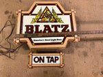 VTG 1977 Made In USA Blatz Americas Great Light Beer Lighted Advertising Sign