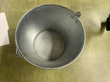 Lot of 2 Bud Light Embossed Metal Ice Buckets With Handles Basketball
