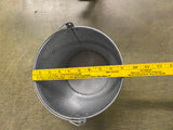 Lot of 2 Bud Light Embossed Metal Ice Buckets With Handles Basketball