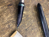 Vtg Parker 21 Fountain Pen Celluloid 1950's Collectible Aerometric Med hooded