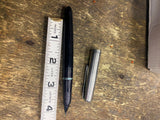 Vtg Parker 21 Fountain Pen Celluloid 1950's Collectible Aerometric Med hooded