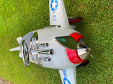 Pedal Car US Army Airplane Metal Toy Ride On Display Steelcraft Military Man Cav
