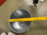 Lot of 2 Bud Light Embossed Metal Ice Buckets With Handles Basketball