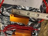 4x  50W 6Ohm LED Load Resistors Kit Fix Bulb Fast Hyper Flash Tail Signal Blink