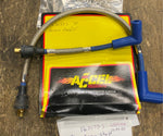 Accel Spark Plug Wires Set Braided SS Harley Shovelhead FLH FX Chopper Glide Blu