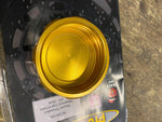 Pro-Bolt Alloy Reservoir Cap Round Threaded 61mm GOLD Motorcycle Honda Yamaha Ka