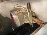 OEM Factory Paint Servicar Fenders 1955^ Orig taillights Orig Flathead Harley!