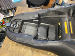 2008^ Seat White Stitch Harley Touring FLH Street Glide Ultra classic Two up cc
