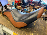 Badlander Harley Softail Heritage Fatboy Brown Seat 2007-2017 Twin Cam FXST FLST
