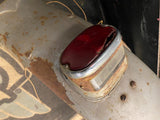 OEM Factory Paint Servicar Fenders 1955^ Orig taillights Orig Flathead Harley!