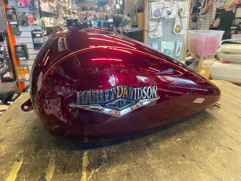 Mysterious Red Sunglo Gas Fuel Tank Harley Road King FLHR 2016 Emblems Factory