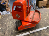Vtg Doepke Model Toys Unit Crane & Steam Shovel Corp Tin 50's Heavy Equipment