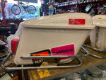 NOS Bates Hard Saddlebags Vtg Honda CB Harley KZ Yamaha XS Old Skool Motorcycle