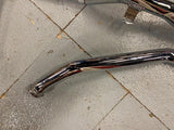 1966-1969 Slash Cut Exhaust Pipes Harley FLH Electra Glide flat side Shovelhead