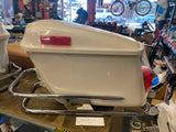 NOS Bates Hard Saddlebags Vtg Honda CB Harley KZ Yamaha XS Old Skool Motorcycle