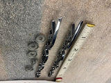 Harley OEM Tri Glide Front Fender Chrome Emblems Trike Pair
