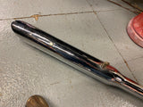 1966-1969 Slash Cut Exhaust Pipes Harley FLH Electra Glide flat side Shovelhead