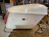 NOS Bates Hard Saddlebags Vtg Honda CB Harley KZ Yamaha XS Old Skool Motorcycle