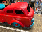 Antique 30's Pressed Steel Tin toy Ride On Wyandotte Fire Fighter Truck Vtg 31"!