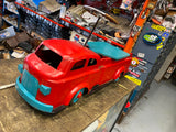 Antique 30's Pressed Steel Tin toy Ride On Wyandotte Fire Fighter Truck Vtg 31"!