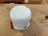 Vtg Made In USA Federal New Vogue Porcelain Enameled Ware Farmhouse Pail Bucket