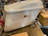 NOS Bates Small Hard Saddlebags Vtg Honda CB Harley Yamaha Old Skool Motorcycle