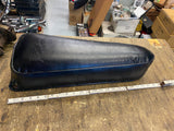Tall Sissybar backrest Pad Vtg Honda CB Harley KZ XS Old Skool Motorcycle Choppe