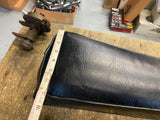 Tall Sissybar backrest Pad Vtg Honda CB Harley KZ XS Old Skool Motorcycle Choppe