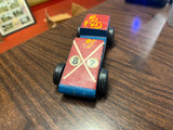 Vintage Boy Scouts BSA Pine Wood Derby Car #87 55 chevy