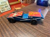 Vintage Boy Scouts BSA Pine Wood Derby Car #87 55 chevy