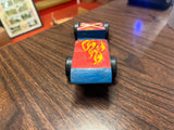 Vintage Boy Scouts BSA Pine Wood Derby Car #87 55 chevy